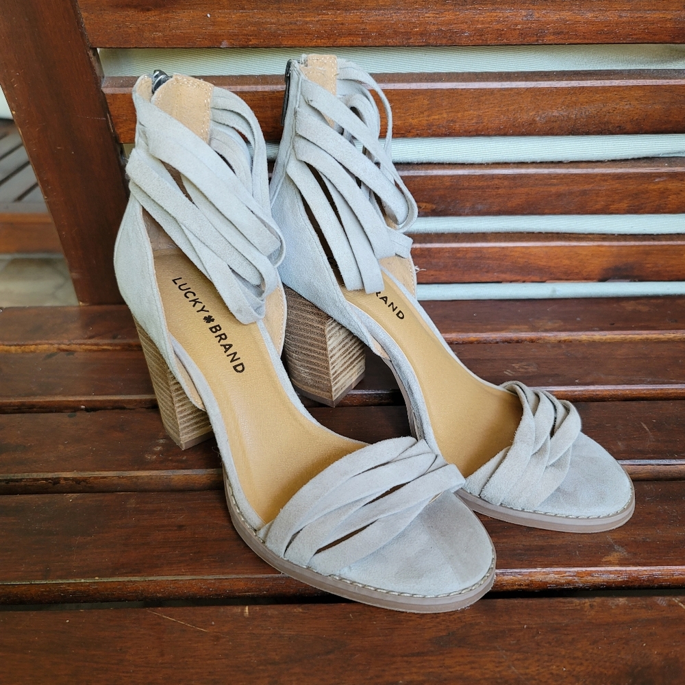 Lucky Block Heel Sandals